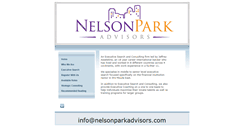 Desktop Screenshot of nelsonparkadvisors.com
